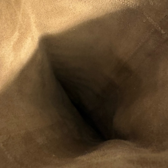 Fornarina taupe genuine suede boots 2000s vintage size 39 slouch style - Picture 16 of 16